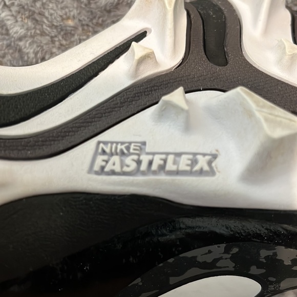 SZ 8 NIKE HYPER DIAMOND CLEATS 2.5 KEYSTONE LOW BLACK THUNDER W GREY - Picture 5 of 8